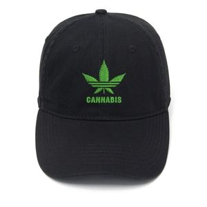 New Parody Adidas Cannabis Velcro Hat embroidered Twist Fun 420